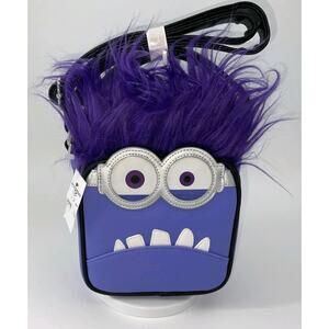 Universal Studios Exclusive Loungefly Purple Minion Crossbody Bag NEW